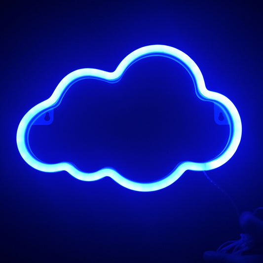 USB & Battery Powered  Cloud Neon Design Lights For Wall