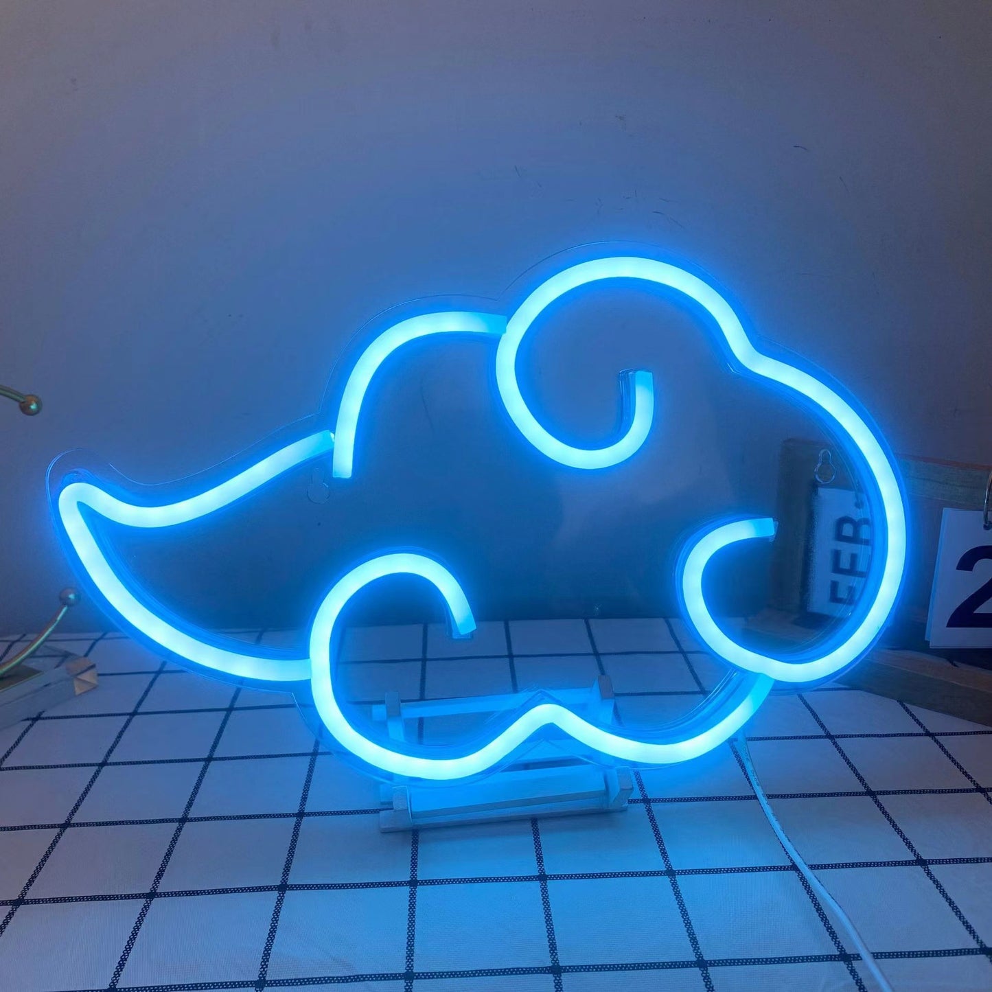Acrylic Auspicious Cloud Decorative Neon Lamp