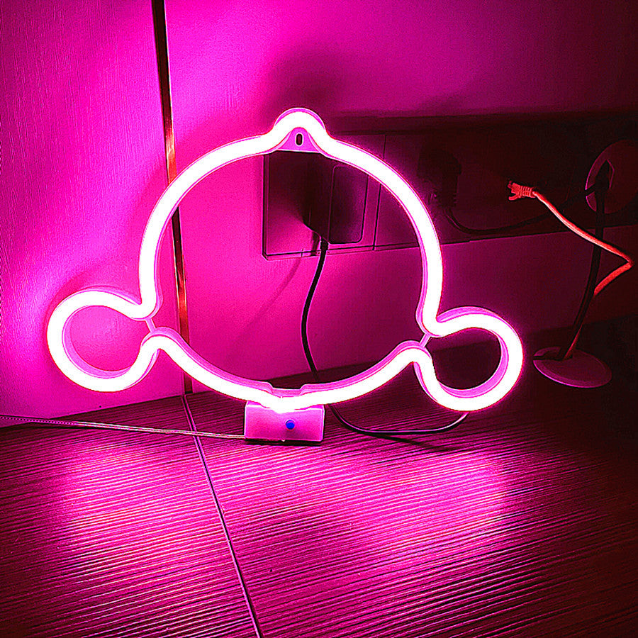 PVC Monkey Neon LED Light