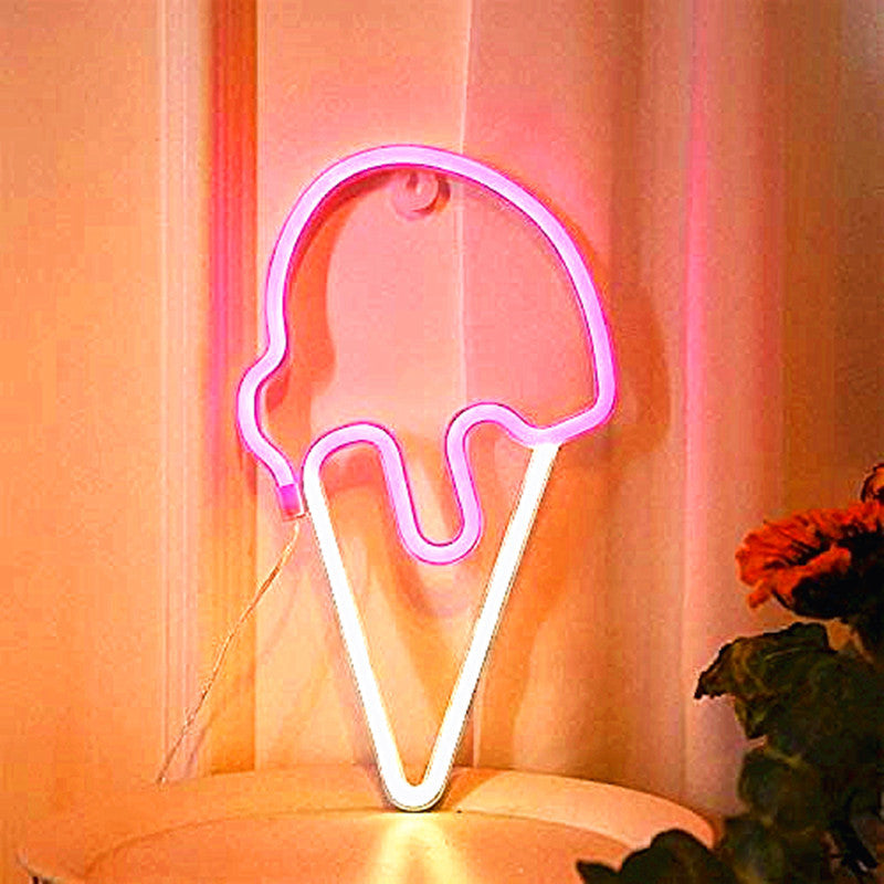 Ice Cream Room Decoration LED Light