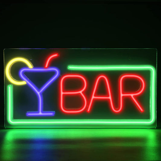 Bar Neon Sign Light PVC LED Neon For Pub Bar Decor