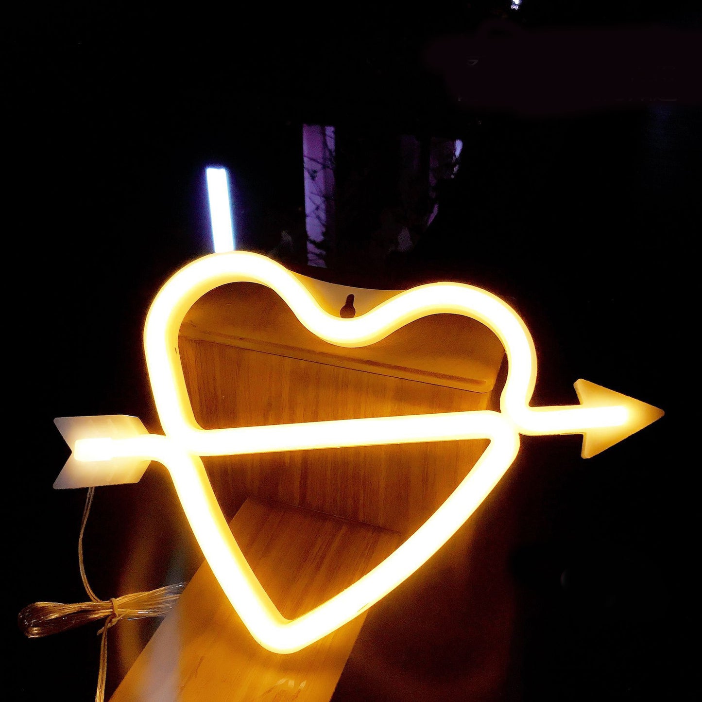 PVC Cupid Love Dormitory Neon LED Lamp