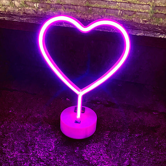 PVC Base Love Neon LED Light Decoration