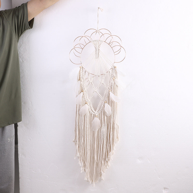 Feather Tassels Weave Wall Decoration
