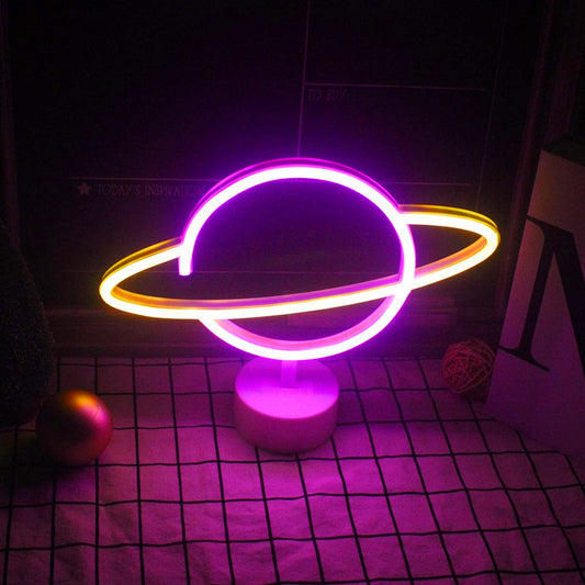 PVC Planet Neon Lamp LED Lights