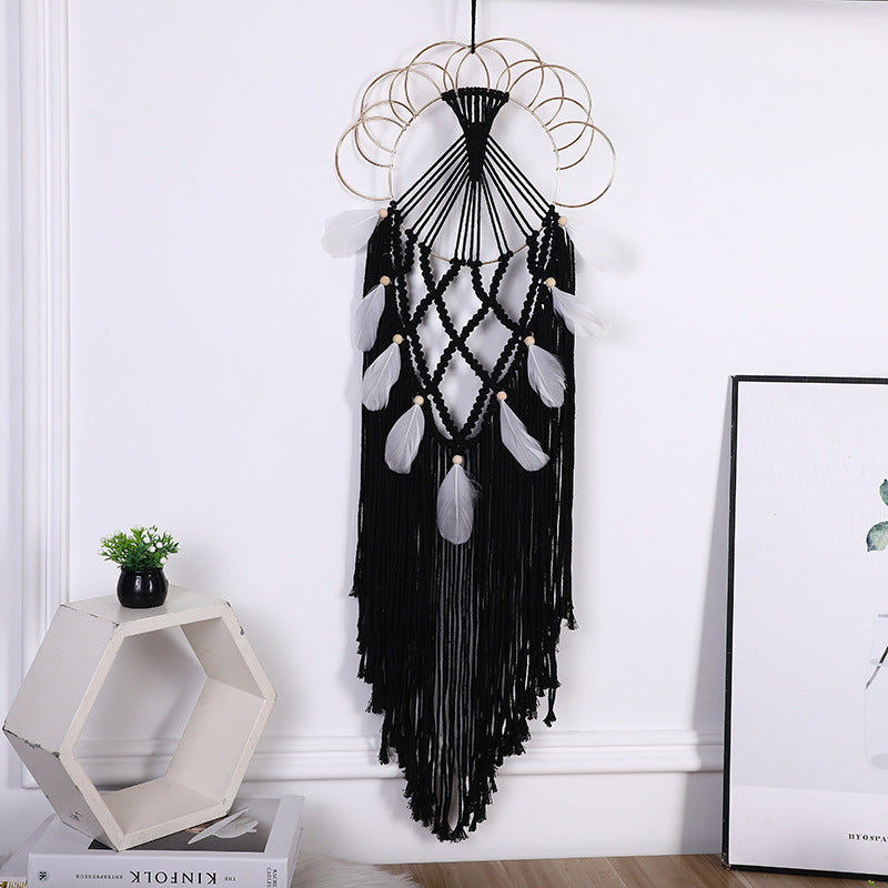 Feather Tassels Weave Wall Decoration