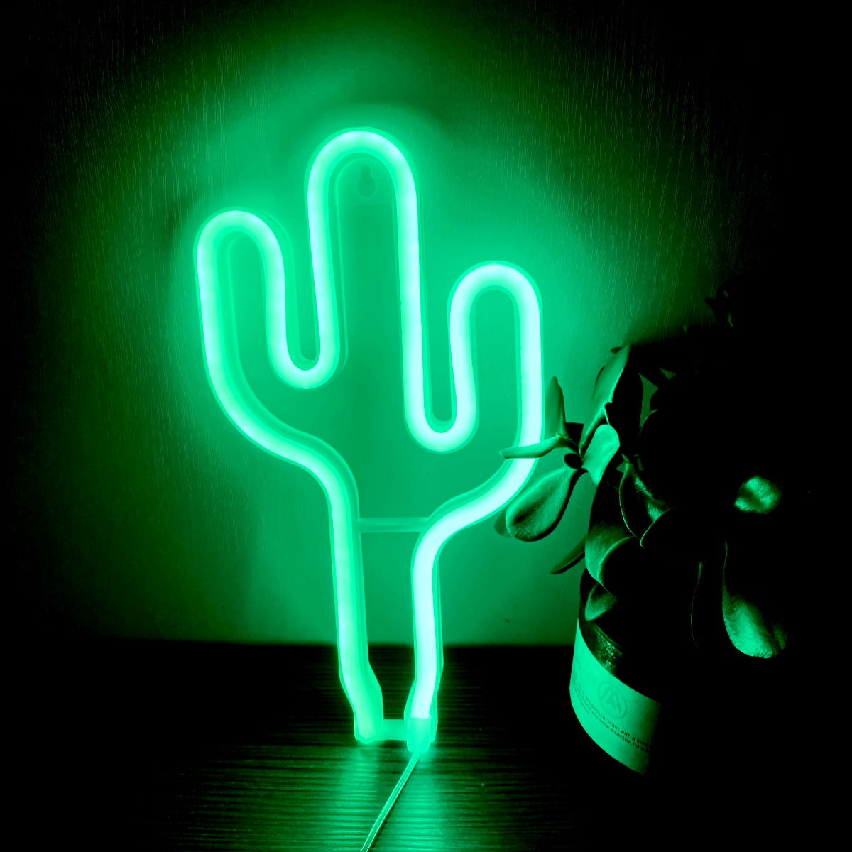 PVC Cactus Green Neon Modeling LED Light
