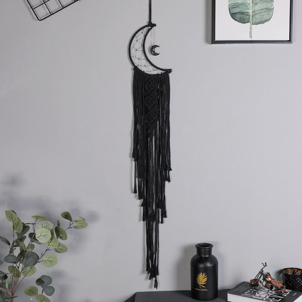 Star And Moon Tassels Weave Wall Tapestries