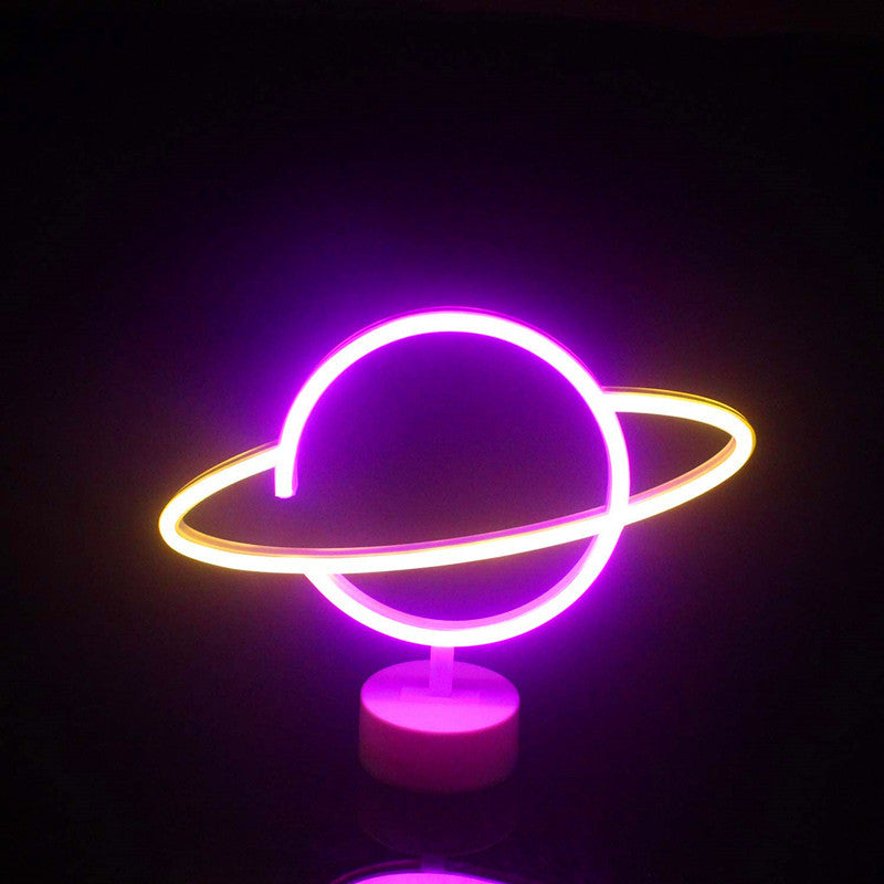 PVC Planet Neon Lamp LED Lights