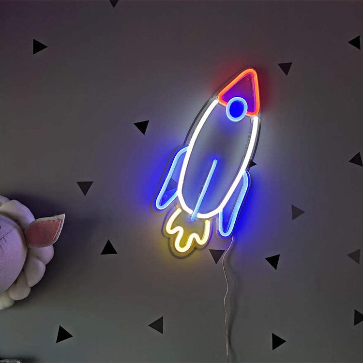 Acrylic Rocket Neon Light