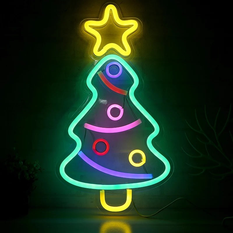 Christmas Tree Neon Decorative Light