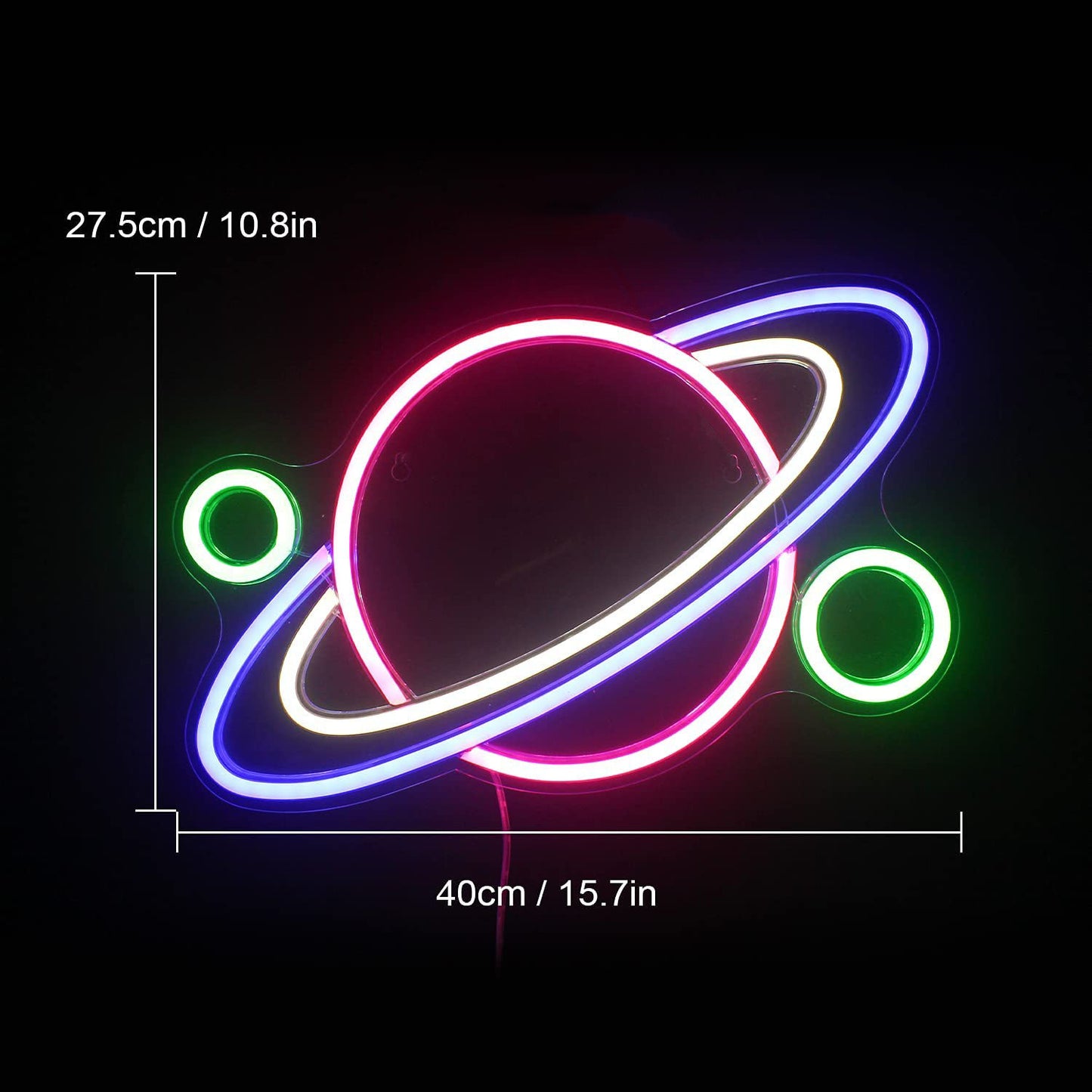 Planet Neon Acrylic USB Powered Party Decoration Nightlight