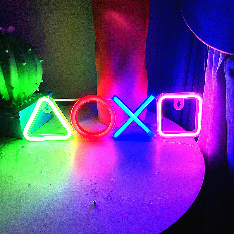 Game Machine Symbol Decoration LED Neon Light