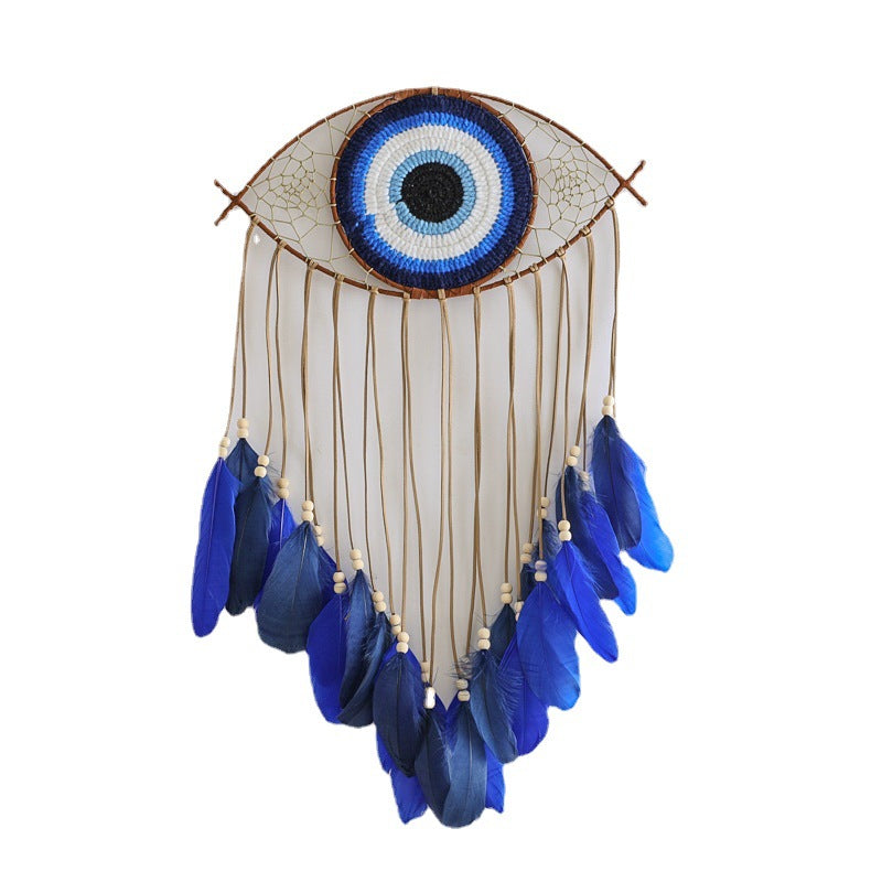 Eye Devil's Feather Weave Wall Decoration