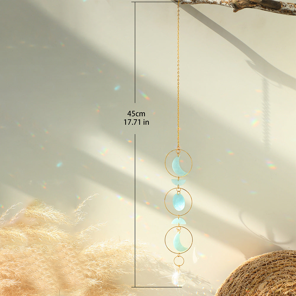 Sun And Moon Crystal Pendant Decoration