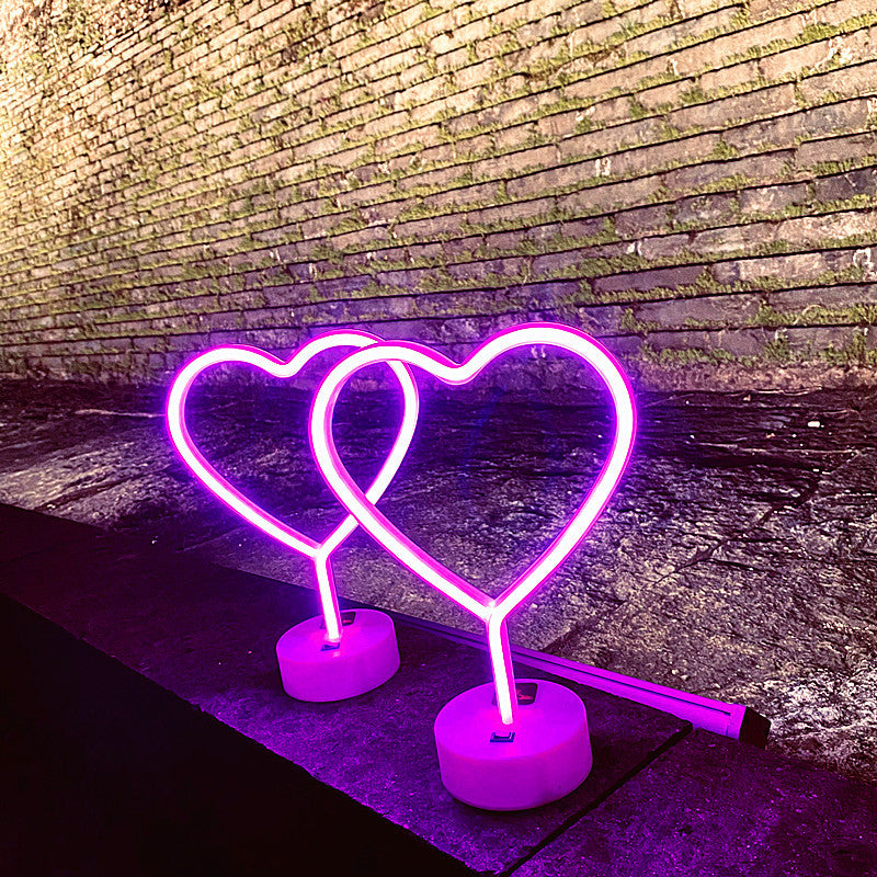 PVC Base Love Neon LED Light Decoration