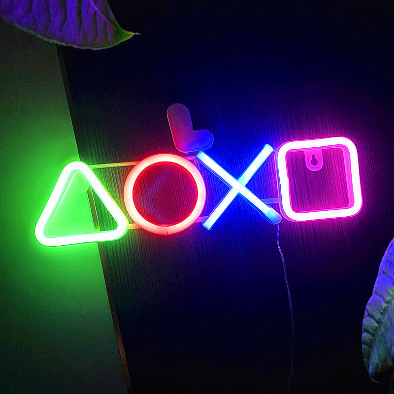 Game Machine Symbol Decoration LED Neon Light