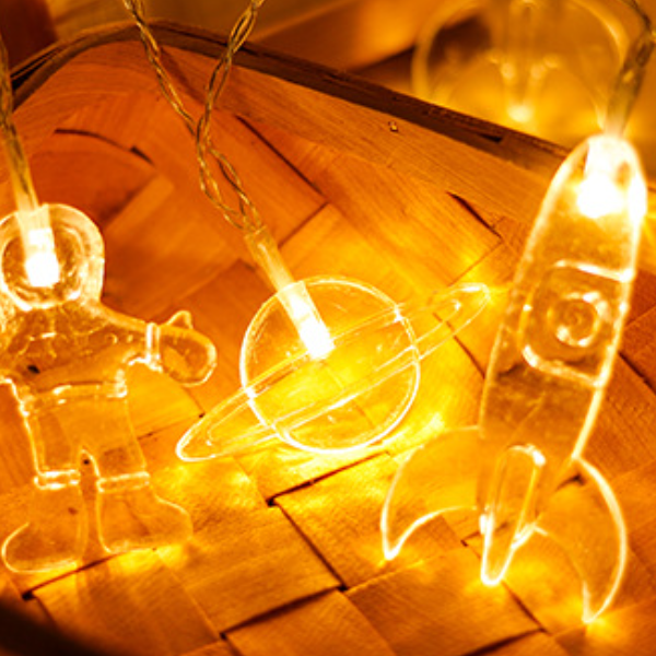 PVC Led Astronaut Rocket Decoration Light