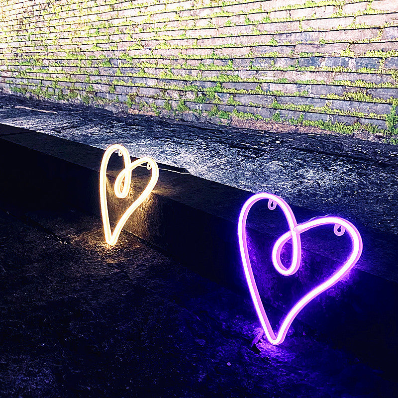 Love Shaped Love Decoration Neon Modeling LED
