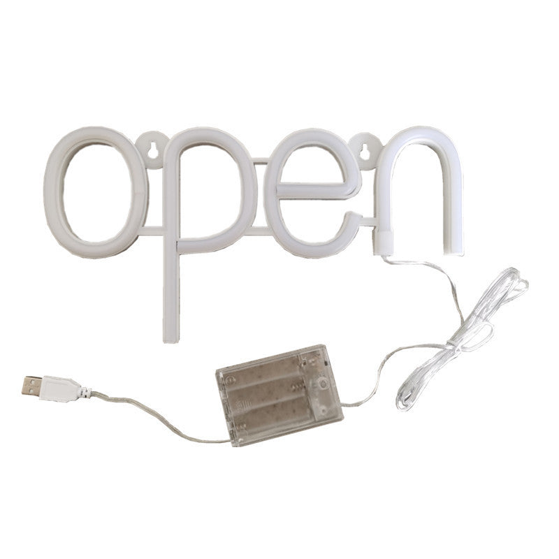 PVC Small Red Open Sign Neon Light