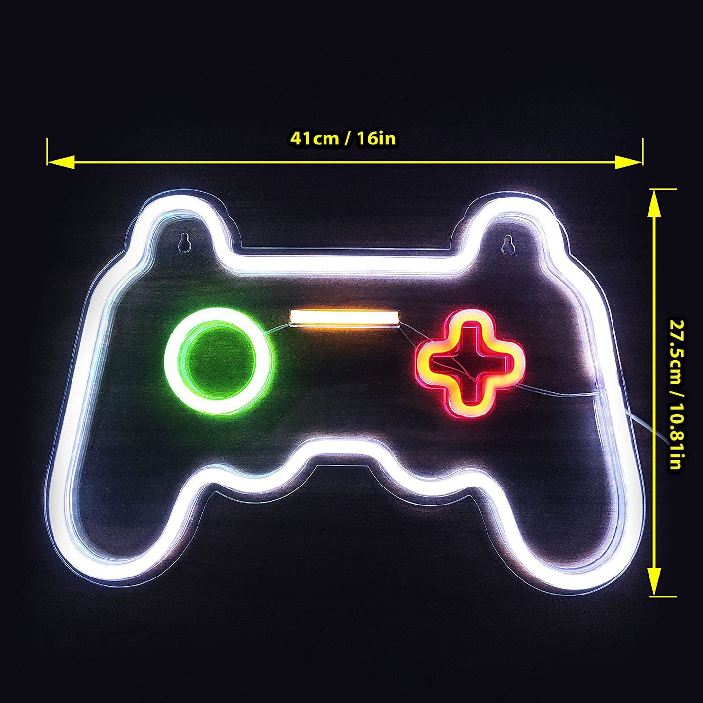 Gamepad Shaped  Neon Light LED Light for Game Room Decor