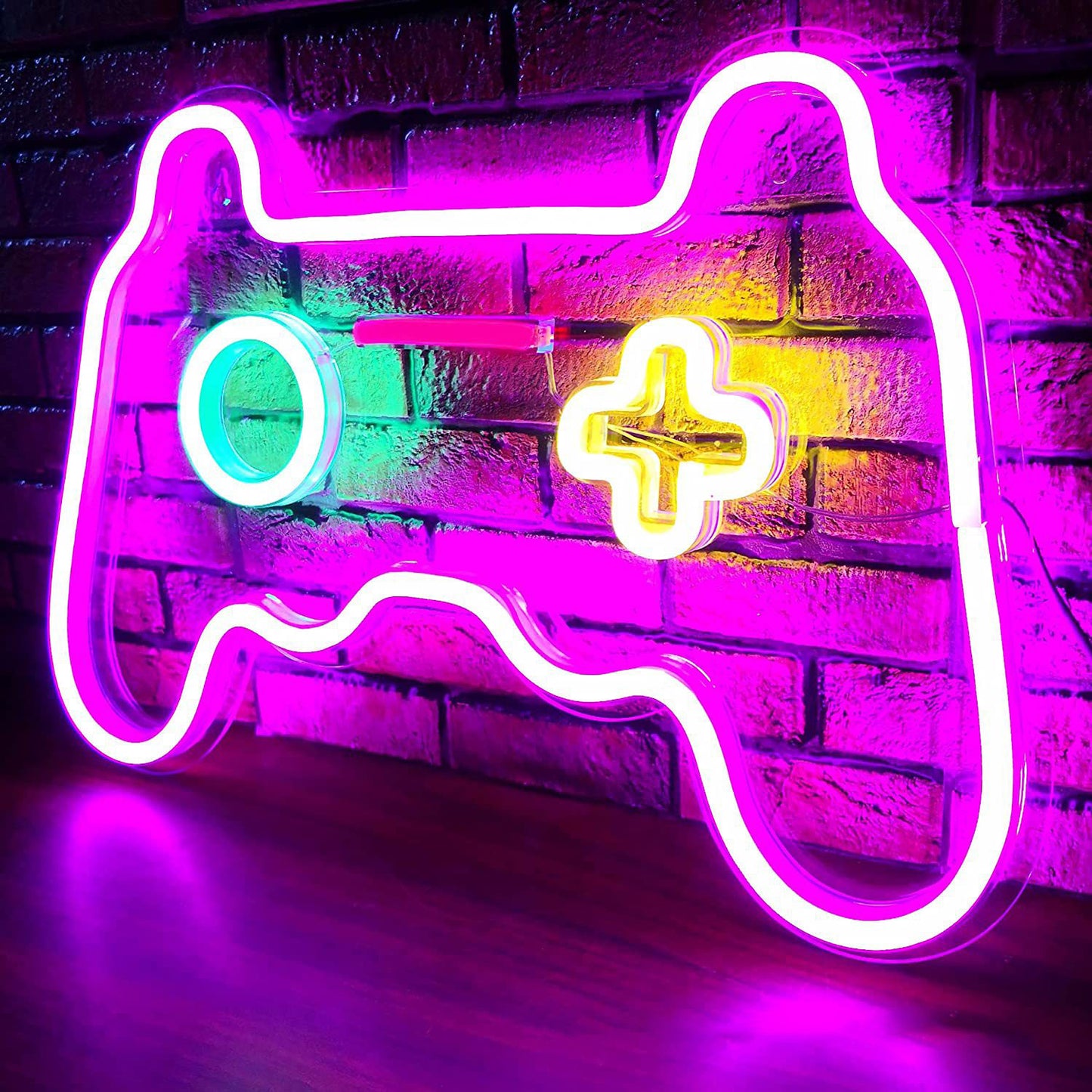 Gamepad Shaped  Neon Light LED Light for Game Room Decor