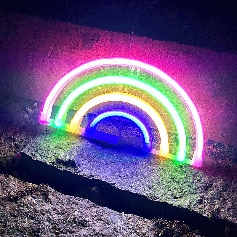 4 Color Rainbow LED Decor Nightlight