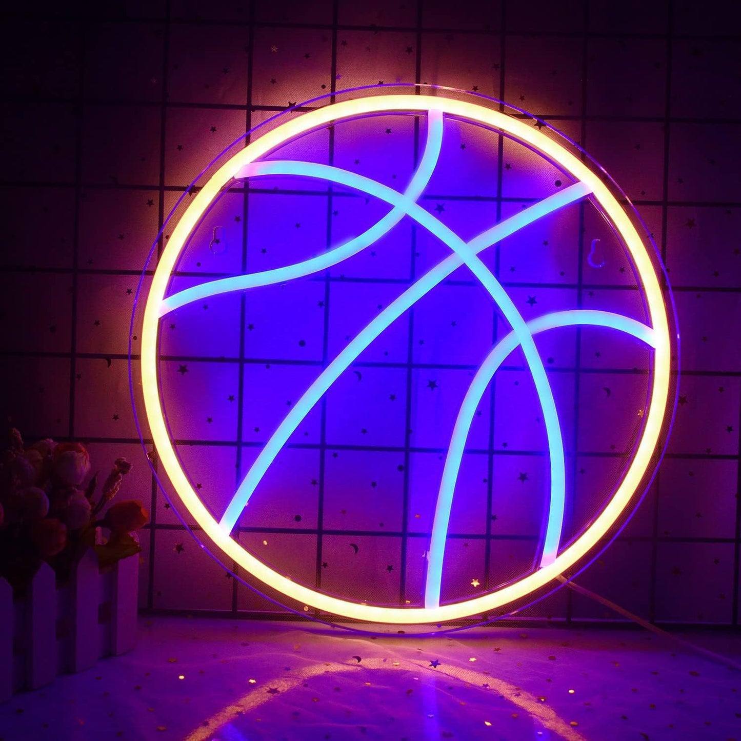 Blue Basketball Light LED Neon Light