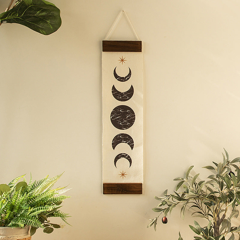 Boho  Star Moon Pattern  Tapestry  Wall Hanging Decor