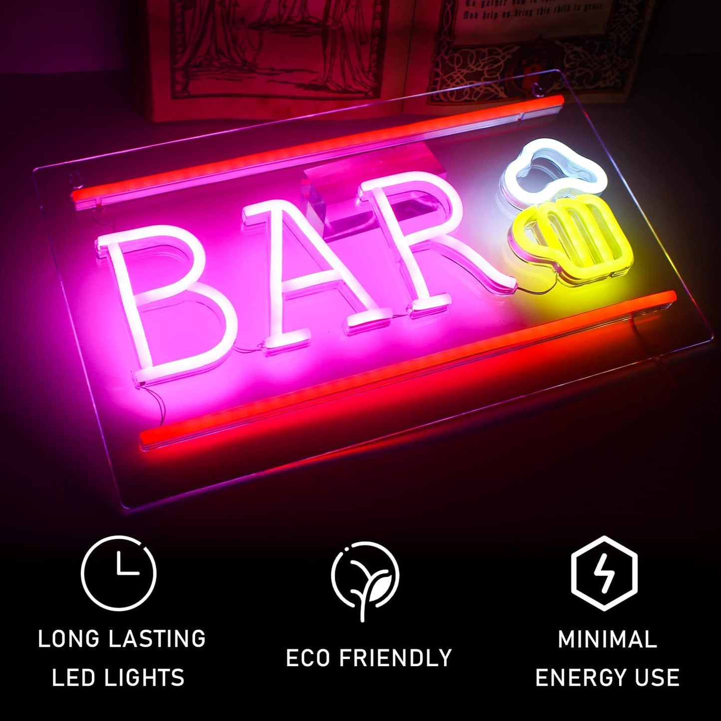 Bar Letter Beer PVC Led Neon Light