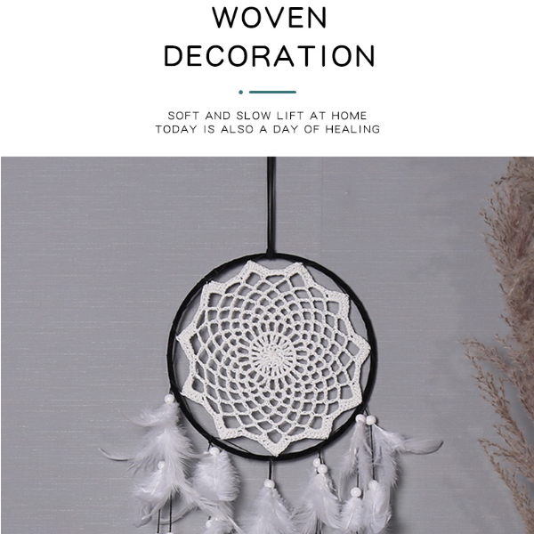 Weave Feather Romantic Dream Catcher Decoration