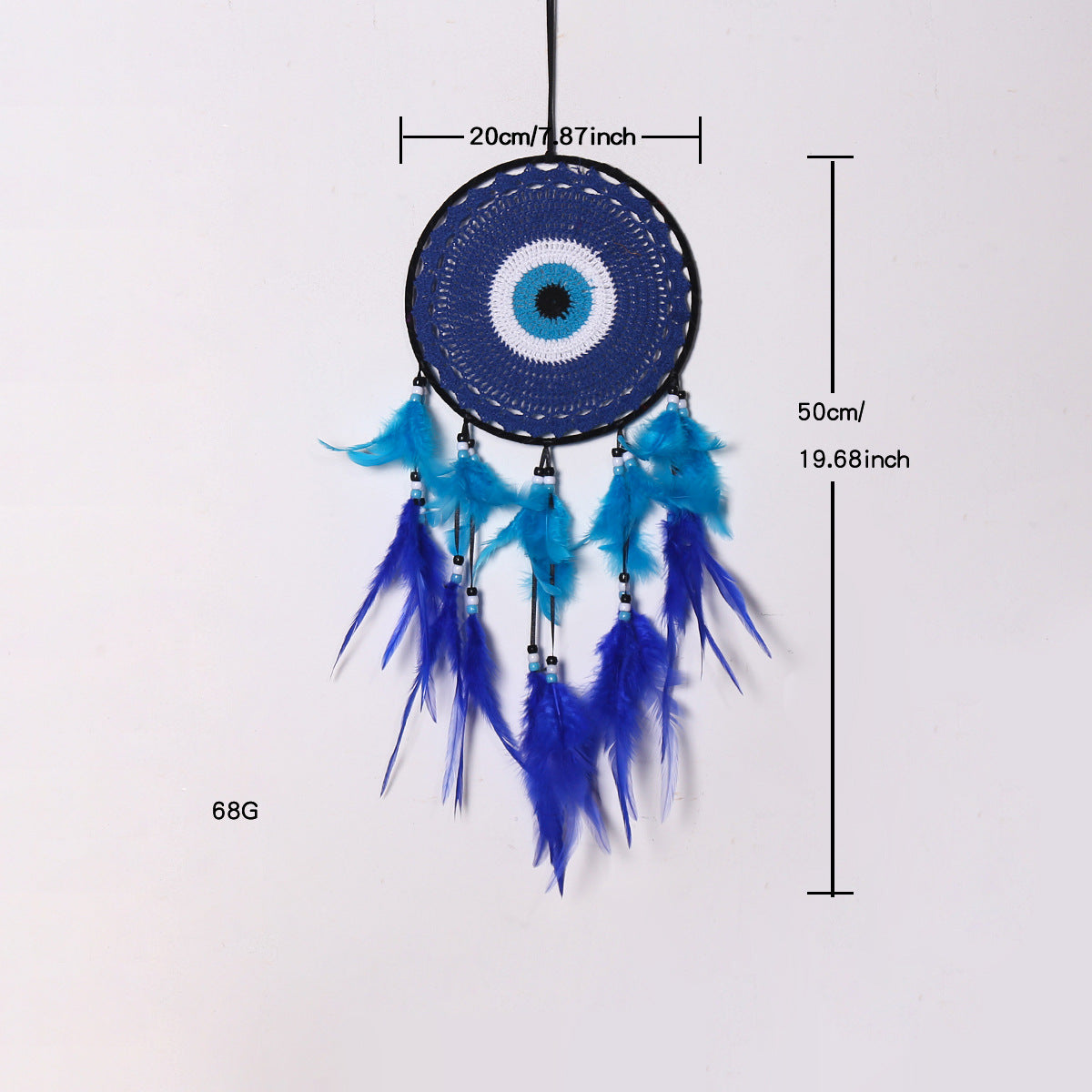 Weave Feather Devil's Eye Wall Decoration