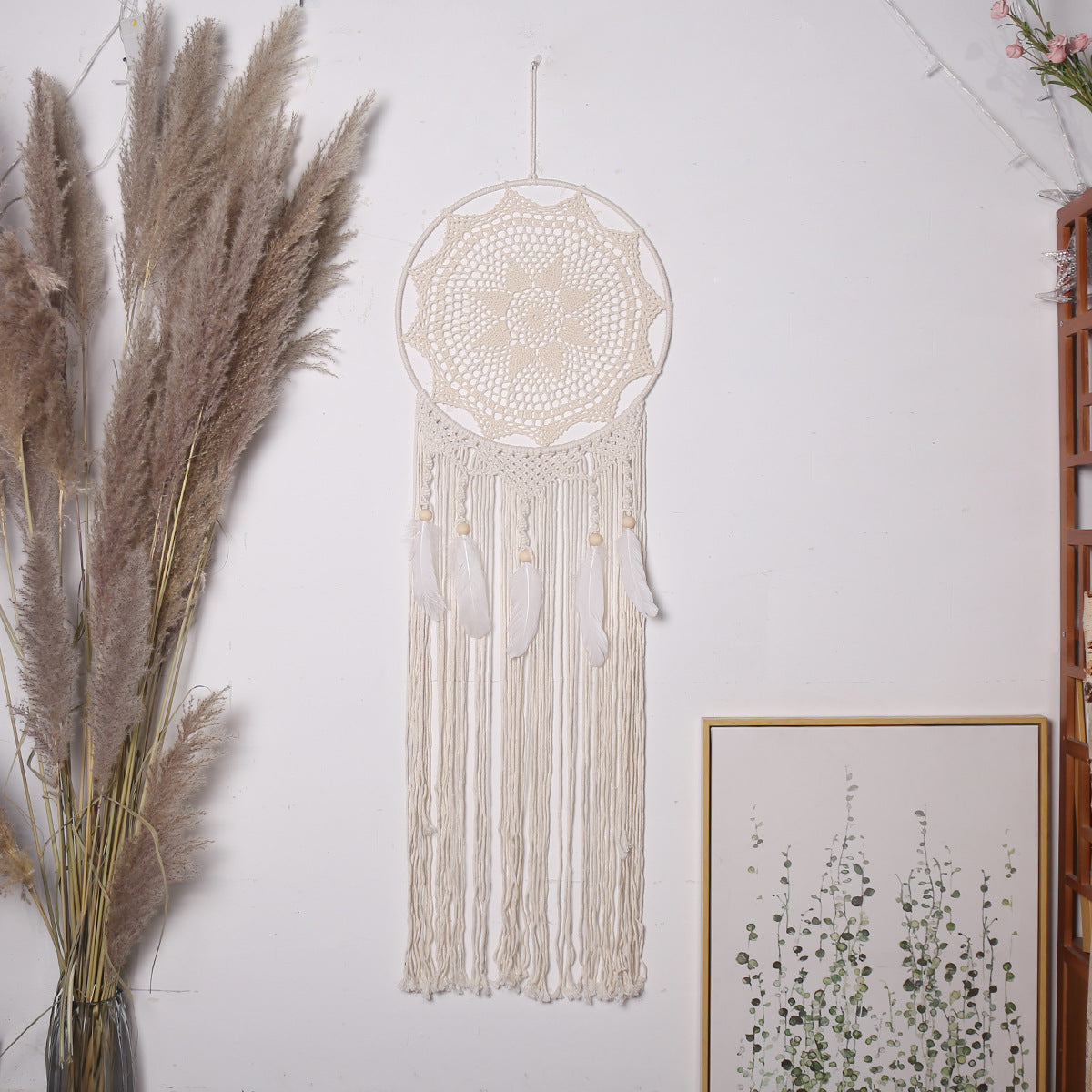 Weave Feather Dream Catcher Wall Decoration