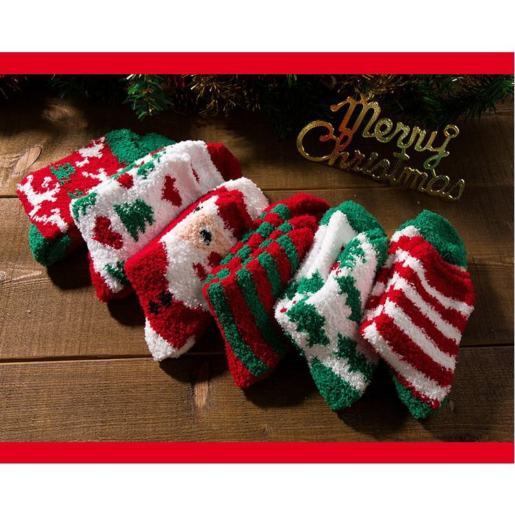 Christmas Striped Cute Winter Socks