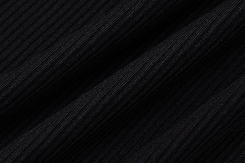 Black Halter Sleeveless Cocktail  Maxi Dress