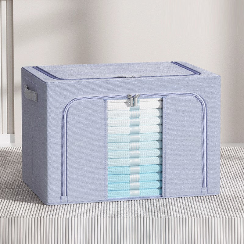 Foldable Storage Box for Clothes Large Capacity Quilt Blanket Closet Wardrobe Clothing Organizer Home Organizer