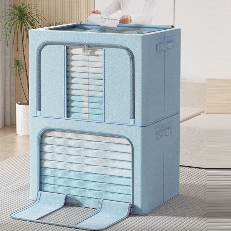 Foldable Storage Box for Clothes Large Capacity Quilt Blanket Closet Wardrobe Clothing Organizer Home Organizer