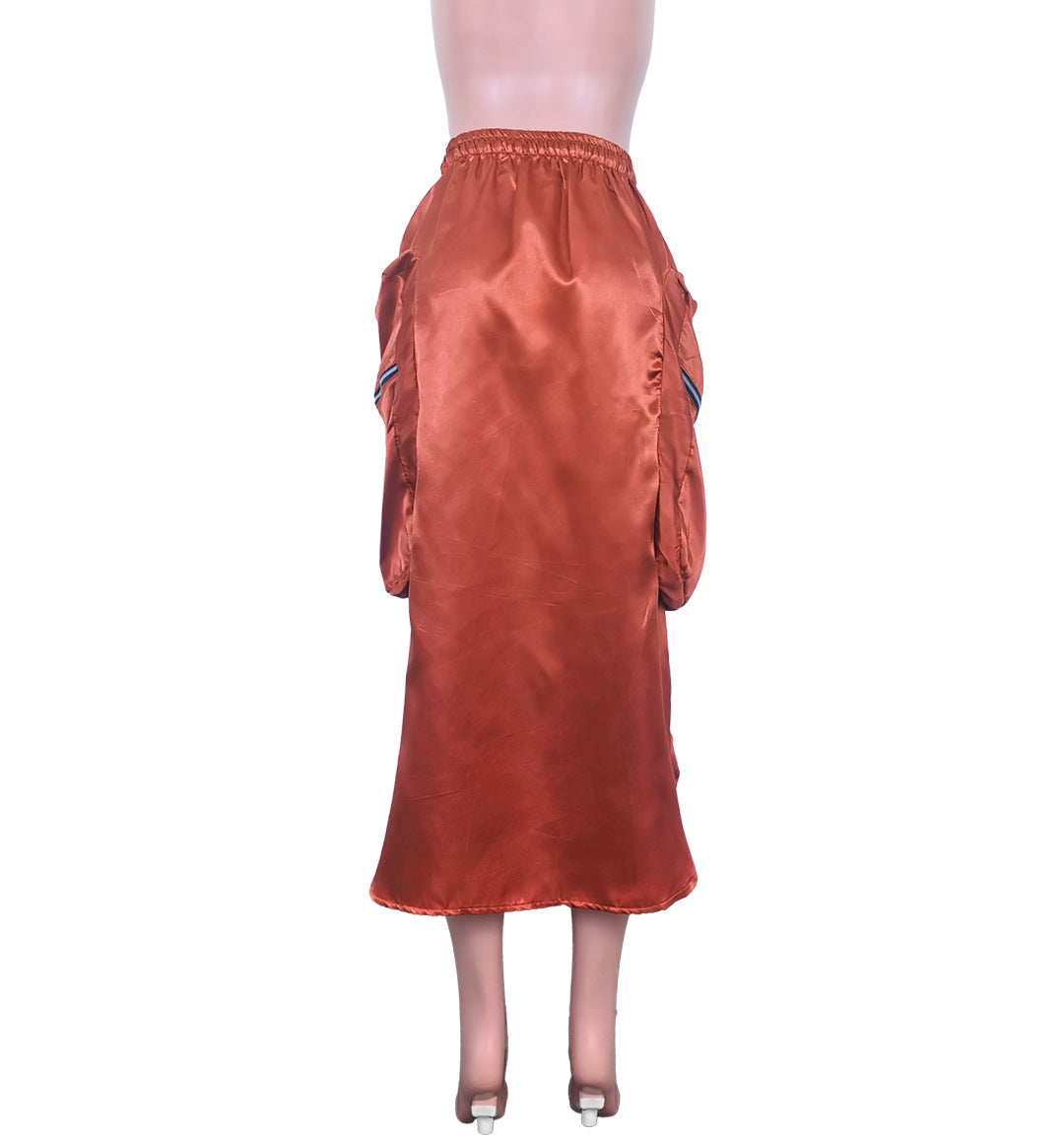 Pure Color Loose Skirt For Women
