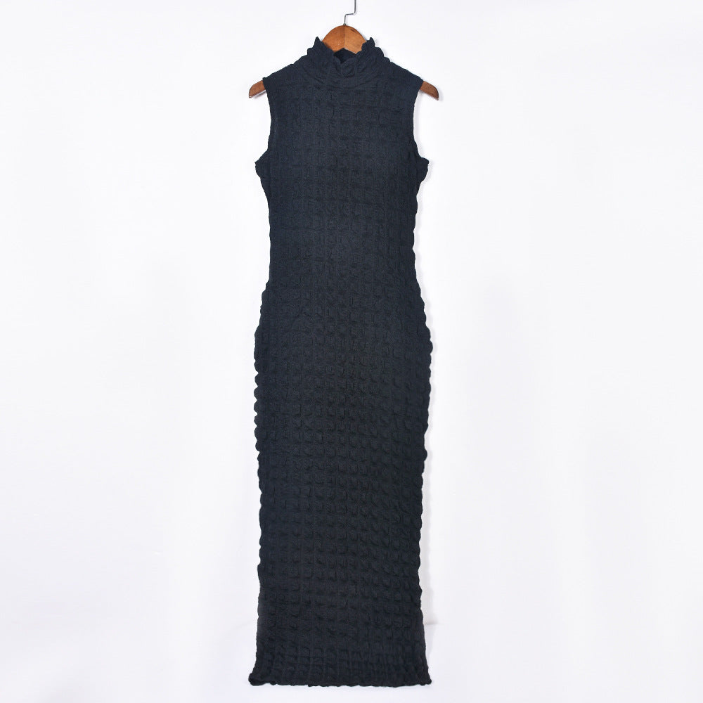 Women Black Sleeveless Maxi Dress