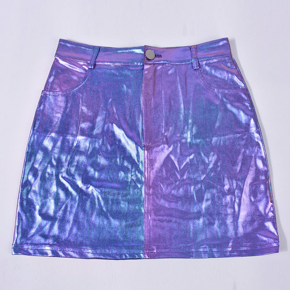 Stylish Patchwork Mini Skirts For Women